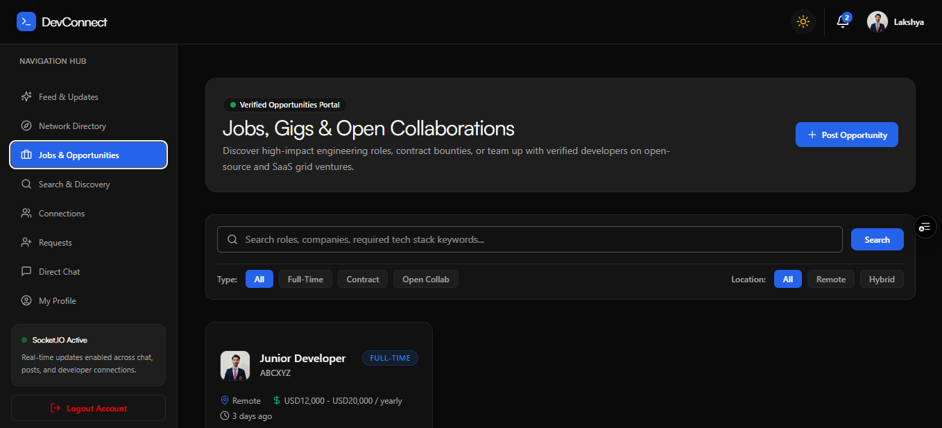 DevConnect — screenshot 4