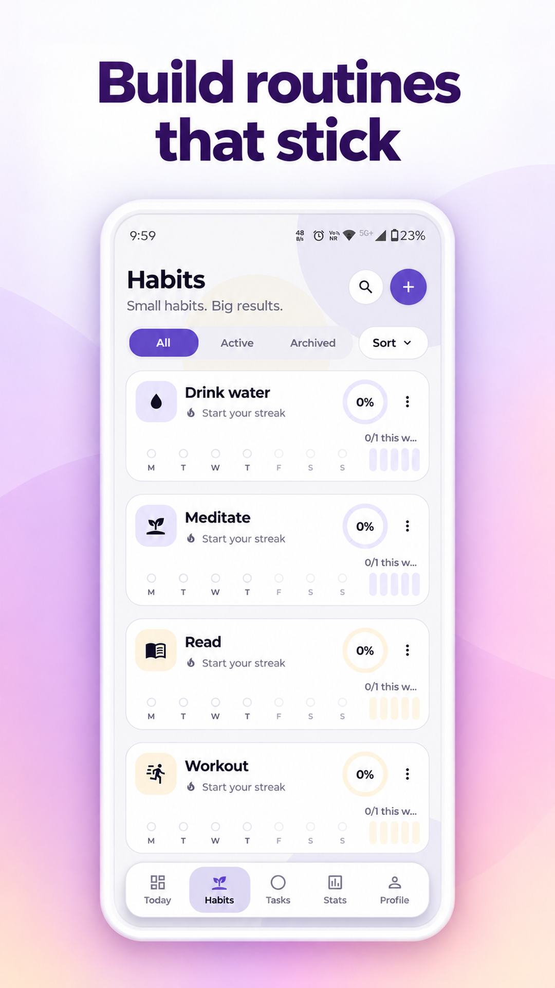Habitly — habits