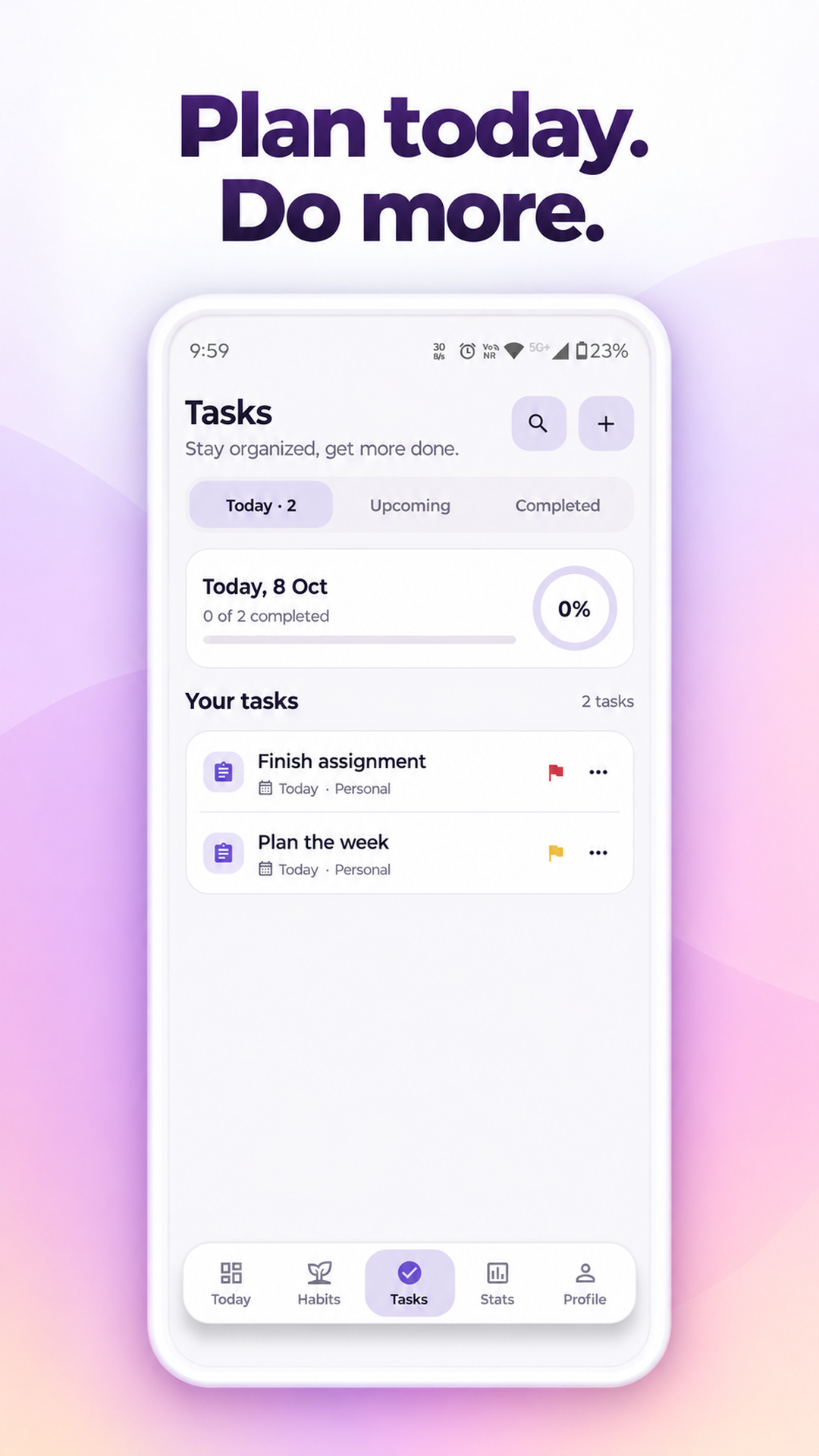 Habitly — tasks